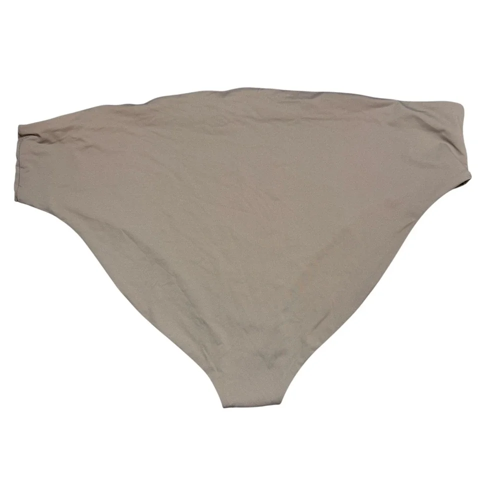 Girlfriend Collective High Rise‎ Swim Bottom XXXL Taupe Brown High Waisted New